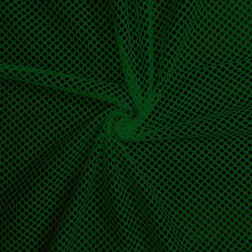 Hunter Green King Mesh Jersey Fabric